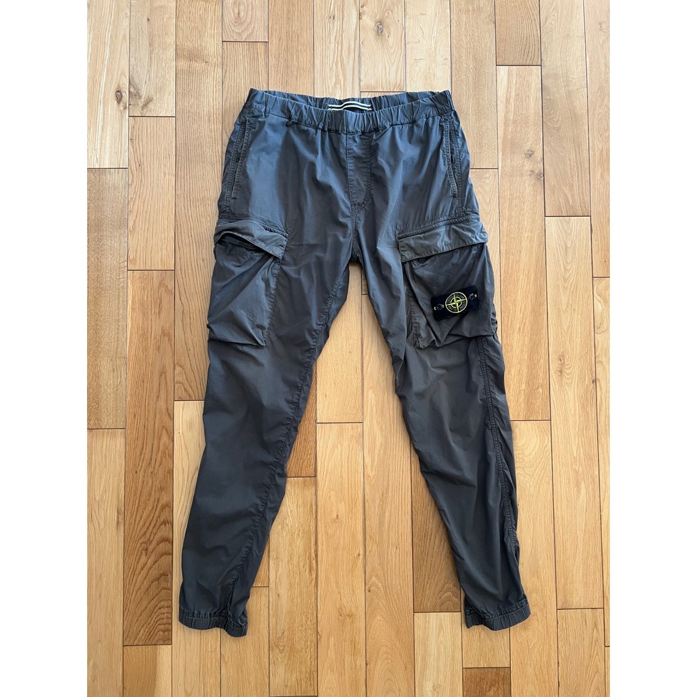 Stone Island Type RE-T Cargo Jogger Pants Gray Tapered Leg  Men's Size 30